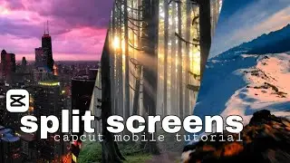 Split Screen Video Editing | Create Multiple Screens in CapCut Mobile toturials