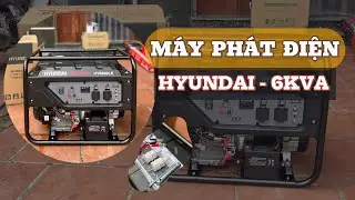 M&aacute;y Ph&aacute;t Điện Chạy Xăng 6.0KVA-6.6KVA Hyundai HY9000LE