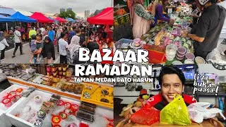 BAZAAR RAMADAN TAMAN MEDAN DATO HARUN SRI MANJA | MY FIRST BAZAAR RAMADAN 2025