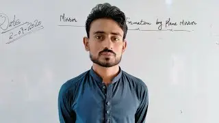 Mirror And Image Formation by Plane Mirror Class:8