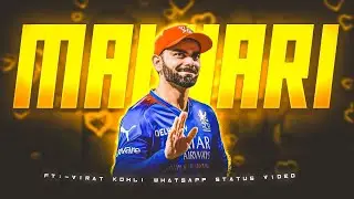 Malhari X Virat Kohli 👑 || Beat Sync 🗿💀 || Virat Kohli WhatsApp Status • Cric Flare