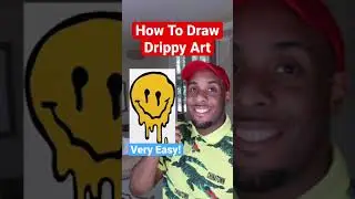 How To Draw Drippy Art #shorts #art #drawing