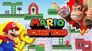 Slippery Summit Boss Fight - Mario vs. Donkey Kong (Nintendo Switch)
