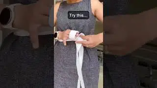 how to tie Fabric belt👌👌👌👌👌 #shortsbeta #shortsvideo #youtubeshorts #shortsfeed #viral #trending
