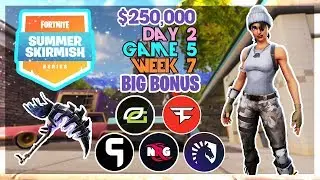 $250,000 🥊Big Bonus Summer Skirmish🥊 Week 7 Day 2/Game 5 (Fortnite)