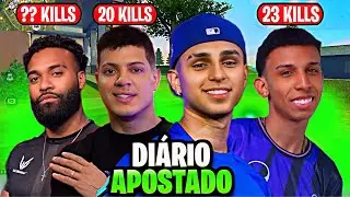 BOOYAH COM RECORD DE KILLS! 5O KILLS EM UMA QUEDA! DIARIO APOSTADO! NOBRU, CEROL, DAK E GURAS!
