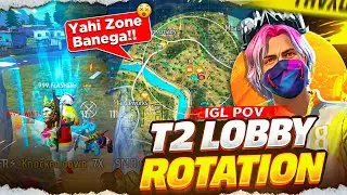 IGL POV 🔥 FULL T2 LOBBY🎯| SAFEST ROTATION STRATEGY💯 SCRIMS HIGHLIGHTS✅