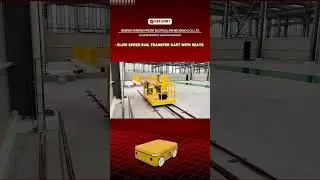 Slow Speed Rail Transfer Cart With Seat #manufacturing #befanby
