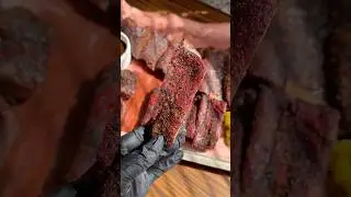 Самые простые копчёные говяжьи рёбра 🔥 #bbq #beefribs #texasbbq