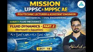 MISSION UPPSC POLYTECHNIC LECTURER || FLUID MECHANICS || FLUID KINEMATICS Part-2 || Abhishek sir