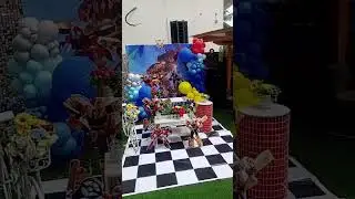 Transformers Birthday Decoration #events #decoration #transformers #balloondecoration #bloglowevents