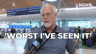 Dozens miss flights at PDX after gridlock on Airport Way from construction delays