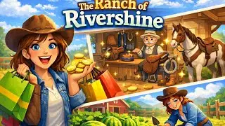 Cozy Farming Day: Shopping & Planting Watermelons in Ranch of Rivershine