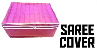 Easy Saree cover making in marathi