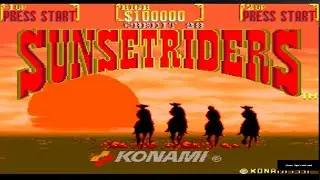 Sunset Riders Konami Complete Play Through 