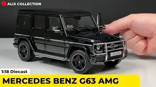 Unboxing of Mercedes Benz G63 AMG 1:18 Diecast by Almost Real Models (4K)