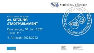 Stadtparlament Illnau-Effretikon (STAPA); 1. Sitzung vom 14. Juli 2022 - 1. Amtsjahr 2022/2023