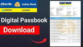 Indian Bank Digital Passbook Download | Download Indian Bank Passbook | Ashu Csp