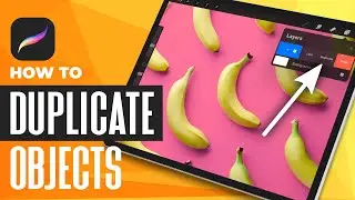 Как создать копию в Procreate | Слои, объекты и выделения
