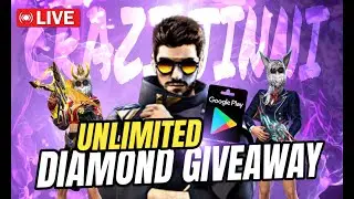 FREEFIRE LIVE REDEEM CODE GIVEAWAY||LIVE FF CUSTOM ROOM ||LIVE TEAMCODE GIVEAWAY|| DIAMOND GIVEAWAY