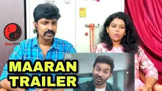 Maaran Official Trailer Reaction - Dhanush, Malavika | Karthik Naren | GV Prakash | Tamil Couple