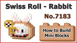How to Build Blocks Swiss Roll Rabbit - Chaolechuang No.7183 Instructions Specifications