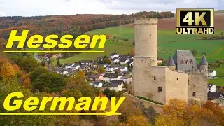 Colorful autumn - Hessen, Germany, 4K Video