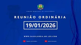 Reunião Ordinária do dia 19/01/2026 às 18h.