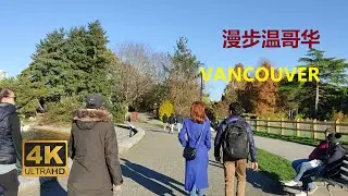 [4K 60fps] Walk Through  False Creek South , Vancouver , BC, Canada