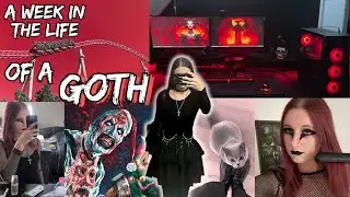 A WEEK IN THE LIFE OF A GOTH - My Daily Life + Halloween Trips