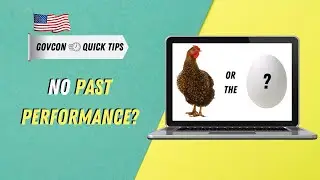 No Past Performance stopping you from bidding on Government Contracts? Try this! | GovCon Quick Tips