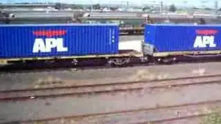 Silverton and CFCLA working a container train