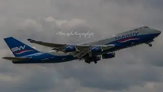 Silkway west B747 4K-SW800 departure