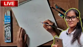 #live QNA & Drawing Tutorial | 🤩 Aparna Gayen Creations