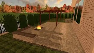 11909. Retaining wall & Yard