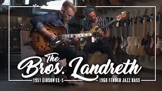 '51 ES-5 and '60 Jazz Bass played by the Bros. Landreth