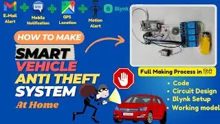 Vehicle security system using iot