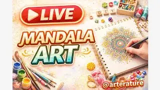 Unique Color Mandala Pattern For Beginners🌸🎀