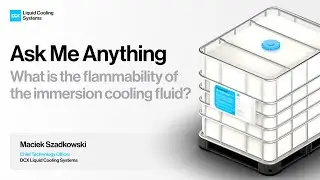 What is the flammability of the immersion cooling fluid?