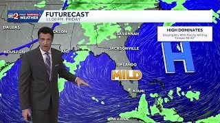 A warm and dry work week. 11/17/25