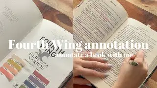 annotate Fourth Wing with me 📖 annotating, doodles and annotation key