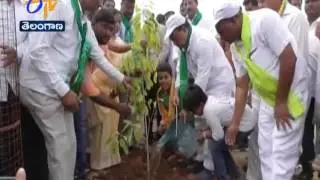 Haritha Haram 3rd Phase | 2000 Trees Plantation in Adeli Temple | Nirmal Dist