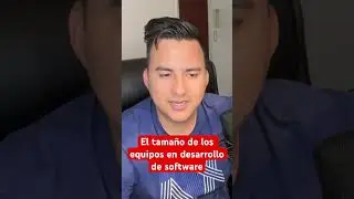 El tamaño de los equipos en desarrollo de software