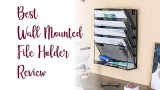 Best Wall Mounted File Holder Review - Hanging Files Organizer Folder Rack