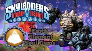 Skylanders Trap Team Earth Element Soul Gems