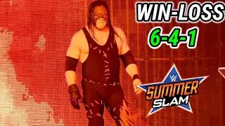 KANE SUMMERSLAM WIN-LOSS