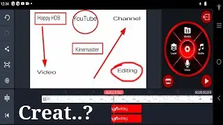 How to set red mark in kinemaster | Kinemaster Red spots | kinemaster arro pointer |