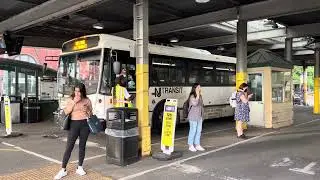 New Jersey Transit: Some Quick Bus Action @ Hoboken Terminal