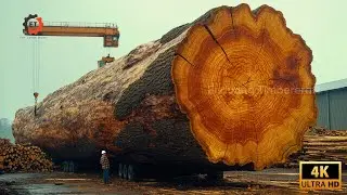 Explore The Giant Wooden Workshop: The Best Wood Cutting Techniques and Carpentry Tools #371