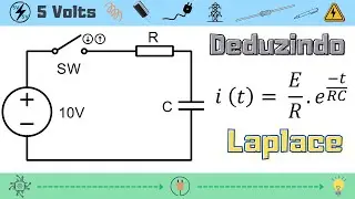Dedução da corrente de Circuito RC pela Transformada de Laplace